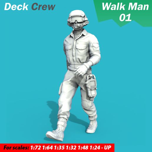 STL file DECK CREW military 🪖 ・3D printer model to download・Cults