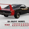 0_1-daytona-1969-charger.jpg ChargerDayton Ready to Print,STL File,3D printing muscle Car