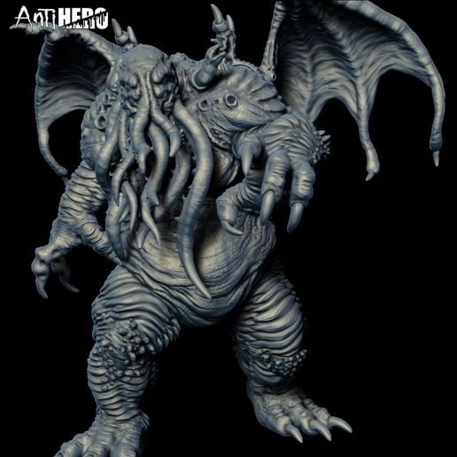 🎲 CTHULHU 6 INCHES・ 3D File for 3D printing・Cults