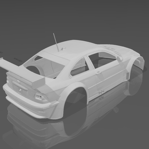 🐚 BMW M3 E46 GTR Shell Body - Divided Parts for Easy Printing・ STL File ...