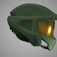 MC_5.png Printable Halo Master Chief Helmet