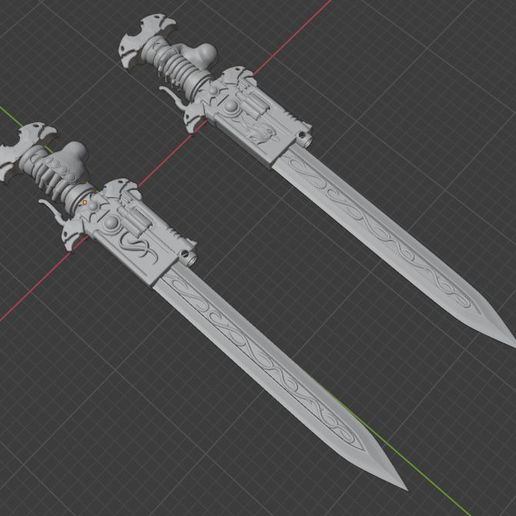 Space Janitors Sentry blades 3D model