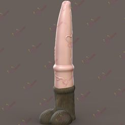 reindeer-dildo01.jpg OBJ file RUDOLF DILDO・3D print design to download
