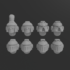 PrimarisHelmets.png Fichier 3D Casques Crusade Armor Mark 10 Style・Objet imprimable en 3D à télécharger