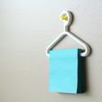 hanger_sticky-note01.jpg Бесплатный STL файл Sticky Note Hanger・Дизайн 3D-печати для загрузки