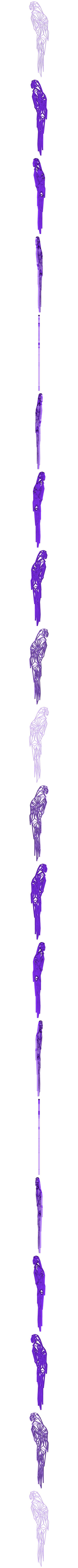 52.Cacatua.stl Cacatua Wall Sculpture 2D