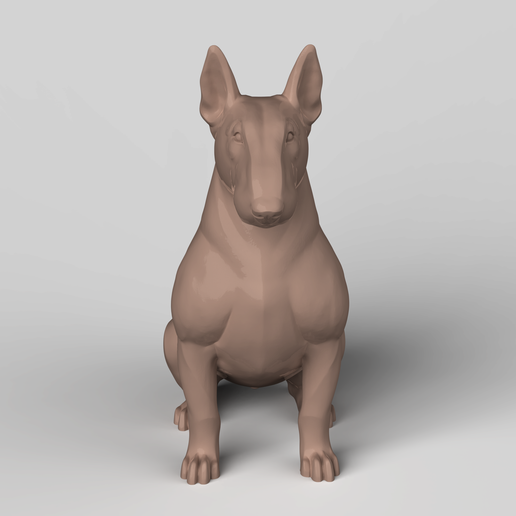 bullteriersit.790.png 3D Model STL  file  Bull Terrier Sit