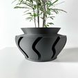 untitled-2085.jpg The Inero Planter Pot with Drainage | Tray & Stand Included | Modern and Unique Home Decor for Plants and Succulents  | STL File