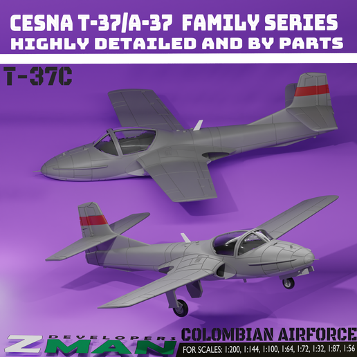 T-37C TWEET (COLOMBIAN AIRFORCE) V5