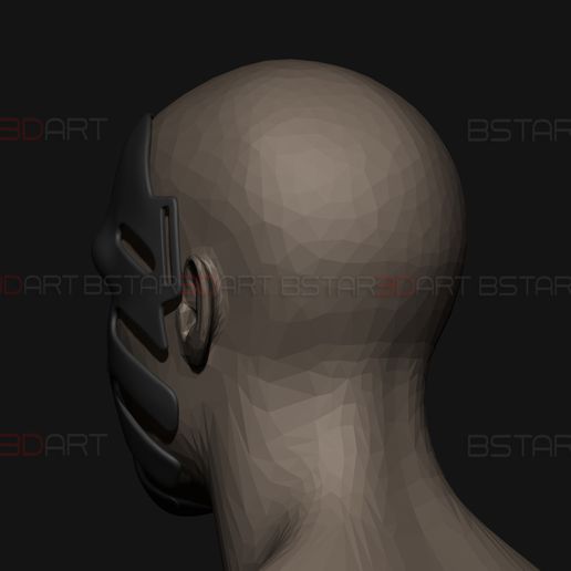 04.jpg Squid Game Mask - The Waiter No29 Mask - 3D print model