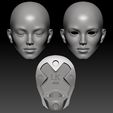 1.jpg BJD doll head Rysi, 1|12  BJD head, 1|6 doll head, 1|4 ball jointed doll head, anime head, head, 3d print doll head, STL doll, ooak