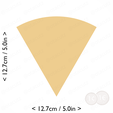 1-6_of_pie~5in-cm-inch-cookie.png Slice (1∕6) of Pie Cookie Cutter 5in / 12.7cm