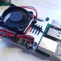 20190718_124826.jpg STL-Datei Raspberry Pi 3b+/4 Multipurpose mount and fan mount kostenlos・Design für 3D-Drucker zum herunterladen