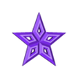 STAR.obj christmas star tree ornament