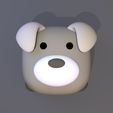 cube_puppy_2.jpg Pack 6 keycaps of cube animal - pack 2 - DIGITAL FILES FOR 3D PRINTING - KEYCAP FOR MECHANICAL KEYBOARD