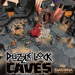 Caves_promo2.jpg 3D file PuzzleLock Caves・3D printing model to download