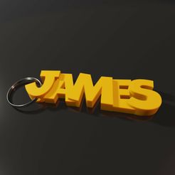JAMES._02png.jpg James - Name keyring