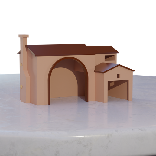 MINI SIMPSONS HOUSE FOR HAMSTER / HEDGEHOG / RODENT 3D model