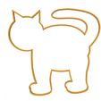 cat7.jpg Simple cat shaped cookie cutter