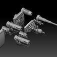 belly guns wireframe1.jpg Tank Guns (for Panzer Buggy)