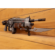9.png Retro Lancer - Gears of War - Printable 3d model - STL files