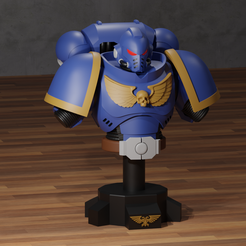 1.png Space Marine Bust