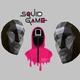 888888888888888.jpg Squid Game Mask Front Man Maske 3D Print Model