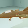 wire.jpg Lowpoly 3D Military Aircraft