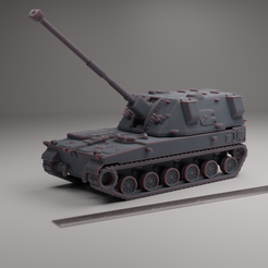 ahs-kRAB-1.png STL file AHS Krab self-propelled tracked gun-howitzer・3D printer model to download
