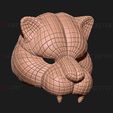 z6.jpg Squid Game Mask - Vip Tiger Mask Cosplay 3D print model