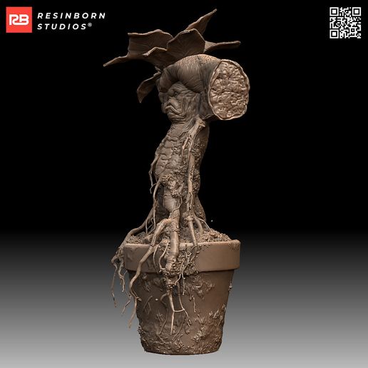 👹 Mandrake - Magical Screaming Root Creature Diorama - Harry