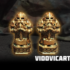 Dwarven_Statue.png Archivo STL gratis Estatua enana・Modelo para descargar y imprimir en 3D