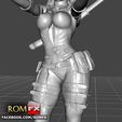 Bad ASS Nun impressao08.jpg Bad ASS Nun - 3D Figure Printable