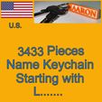 headerL.jpg US NAMES KEYCHAINS STARTING WITH L