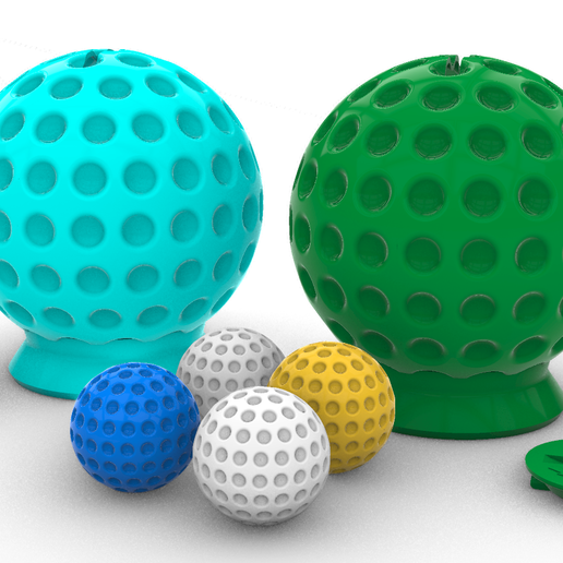 Golf ball money box - Piggy bank GOLF ball