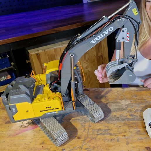 🚜 FMD NORSTATES - THUMB for Double E Volvo ec160e RC Excavator