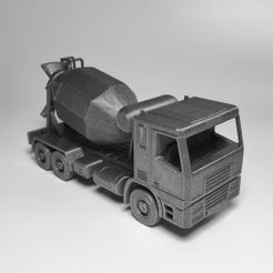 1.jpg STL file Legacy Edition - Print-in-Place Cement Mixer・3D printable model to download