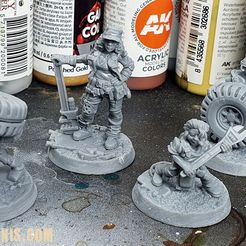 Grease_Monkey_Group_Printed.jpg Grease Monkeys - Post Apocalyptic mechanics