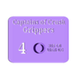 Captains of Crush Wall Holder 4.stl Captain of Crush (CoC) Surface Holder