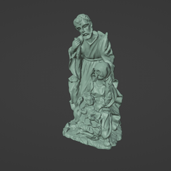 1.png Datei STL Geburt von Jesus Weihnachtskrippe 3D-Druck Modell・Design für 3D-Drucker zum herunterladen