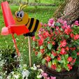 292607858_621642025654070_7765861264691672112_n.jpg STL file Garden Bee Vane・3D printable design to download