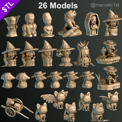 Halloween-Pack-1_01.png 3D file Halloween Pack 1・3D printer model to download