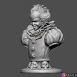 02.jpg Pennywise Bust High quality - IT chapter Two - Halloween 3D print