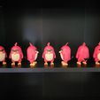 Actual-Pic-2.jpg STL-Datei 3er Pack - Inspiriert von den Angry Birds Charakteren Chuck, Red und Bomb - alle 3 Charaktermodelle enthalten・3D-druckbares Modell zum herunterladen