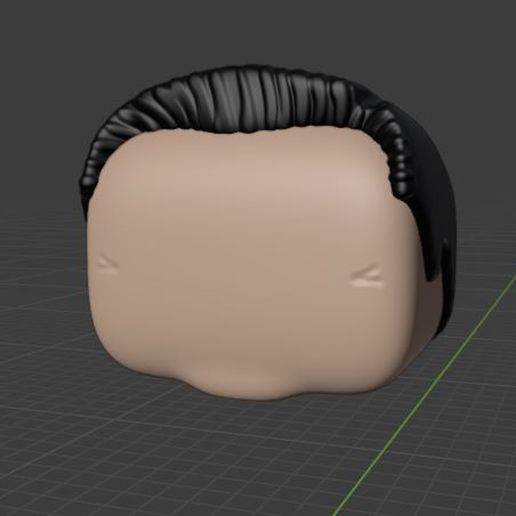 HAIR 64 CUSTOM POP 3D model
