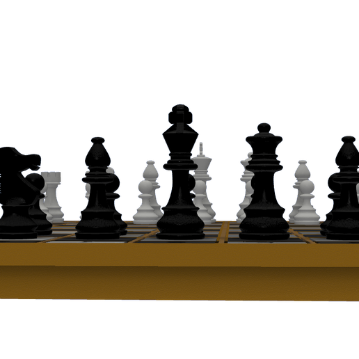 9.png Download STL file Folding chess game • Model to 3D print, ilankaplan84