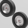 1.png Front and Rear Centerline Auto Drag Wheel for scale autos and dioramas in 1/24 scale
