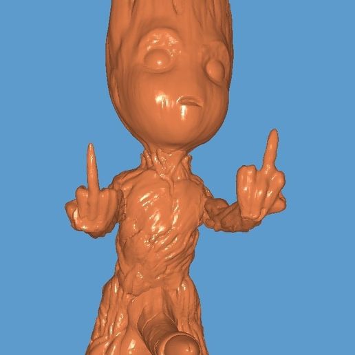 groot with root - 3D model önizlemesi