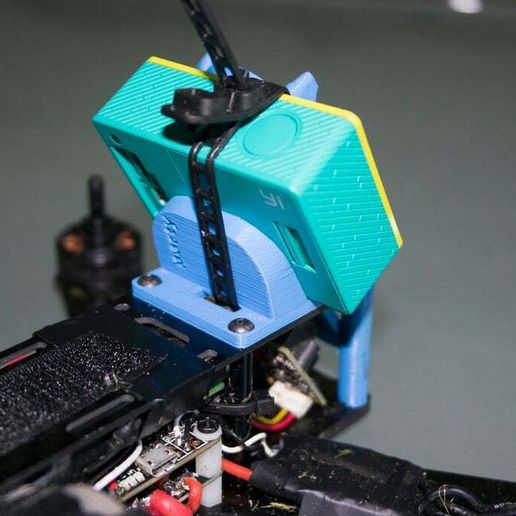 Lisam210 - 30°/40° Actioncam Mount - 3D model önizlemesi