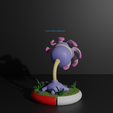 Lileep4.png Lileep and Cradily pokemon 3D print model